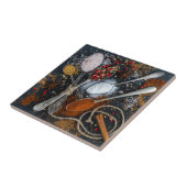 De specerijen op Spoons Tegeltje (Zijkant)