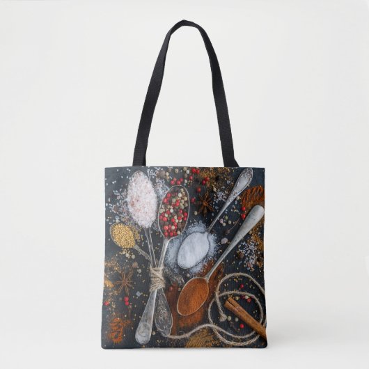 De specerijen van Spoons Tote Bag (Voorkant)