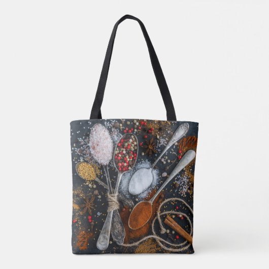 De specerijen van Spoons Tote Bag (Achterkant)