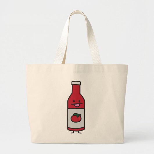De specerijluim van de Lijst van de Tomatensaus Grote Tote Bag (Voorkant)