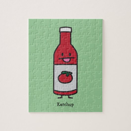 De specerijluim van de Lijst van de Tomatensaus Legpuzzel (Verticaal)