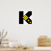 De Special K – Aangepaste typografie Poster (Keuken)