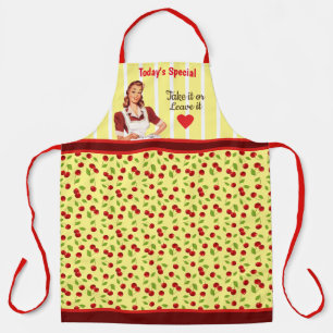 De speciale Cherry Apron van vandaag Schort