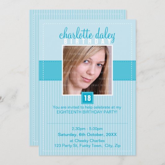 DE SPECIALE GEBEURTENIS NODIGT: UIT: mooie Kaart (Voorkant / Achterkant)