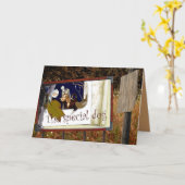 De speciale hond kaart (Gele Bloem)