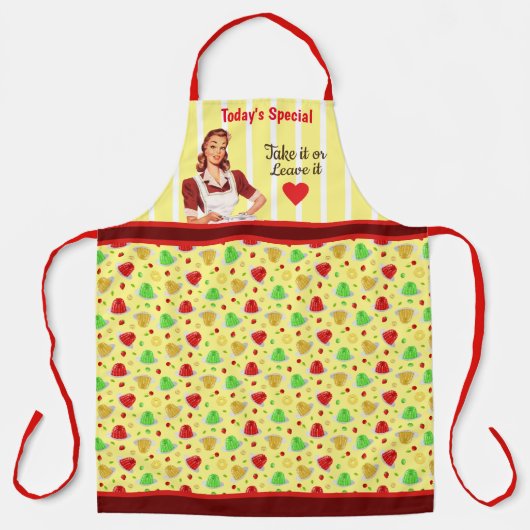 De speciale Jello Apron van vandaag Schort (Voorkant)