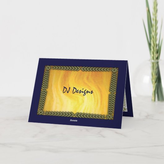 De speciale Kaart van de Verjaardag (Achterkant)