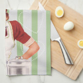 De speciale keuken van vandaag - groen theedoek (Quarter Fold)