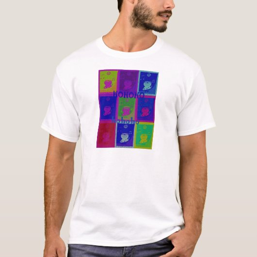 De speciale kleuren van het Pop-art van HoHoho van T-shirt (Voorkant)