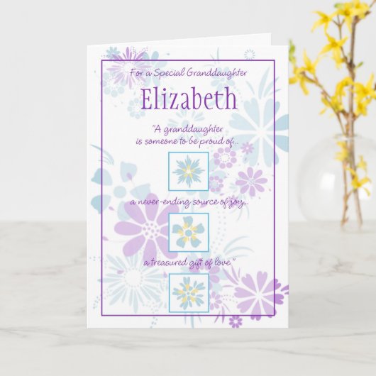 De speciale Personaliseerbare Kaart van de (Gele Bloem)