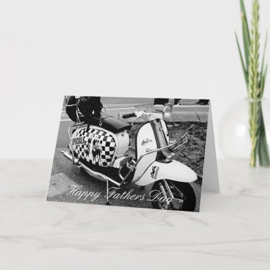 DE SPECIALE SCOOTER VADERS DAG KAART (Voorkant)