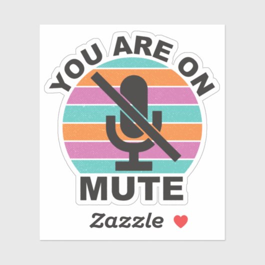 De speciale teleconferentie u op Stomme bent Sticker (Vel)