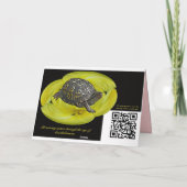 De speciale Verjaardag van de Vriend - Gerbera Kaart (Achterkant)