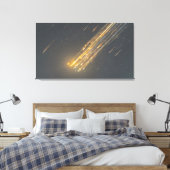 De spectaculaire val van SpaceX - Iconische Canvas Afdruk (Insitu (Slaapkamer))