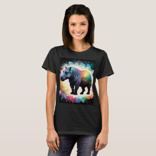 De Spectrale Nijlpaard: Een holografische reis T-shirt