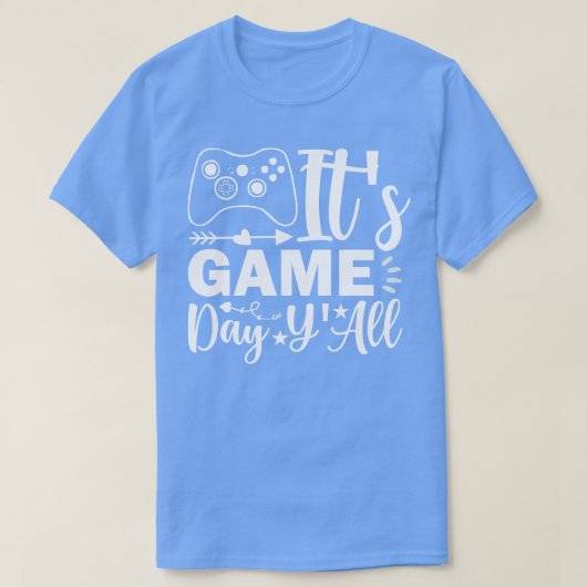 De speeldag van het spel t-shirt (Design voorkant)