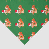 De speeleekhoorn met Kerstmis aanvullen Tissuepapier (Detail)