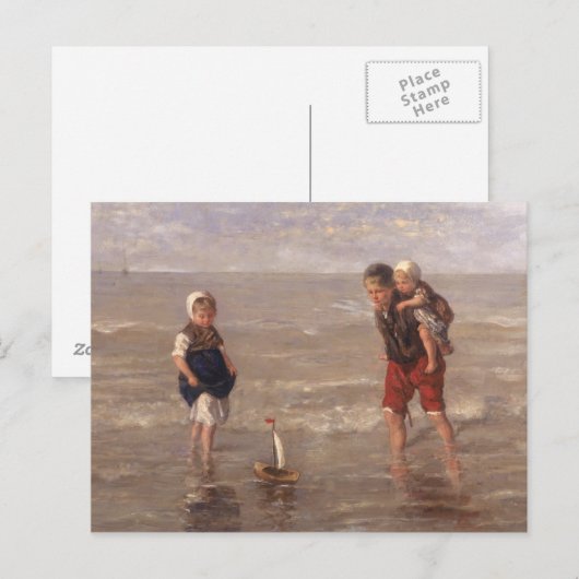 De Speelgoed Boat Briefkaart (Voorkant / Achterkant)