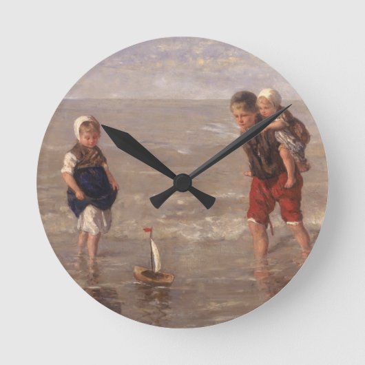 De Speelgoed Boat Ronde Klok (Voorkant)