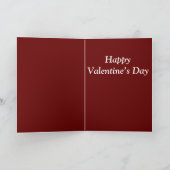 De speelkaart van de valentijn bedankkaart (Binnen)