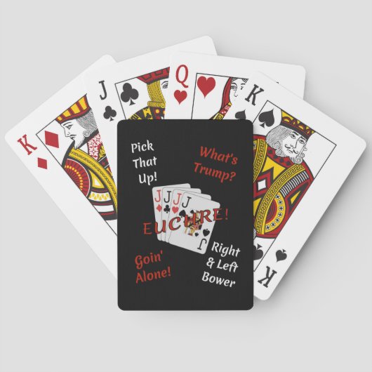 De Speelkaarten van de fiets - Euchre! (Achterkant)