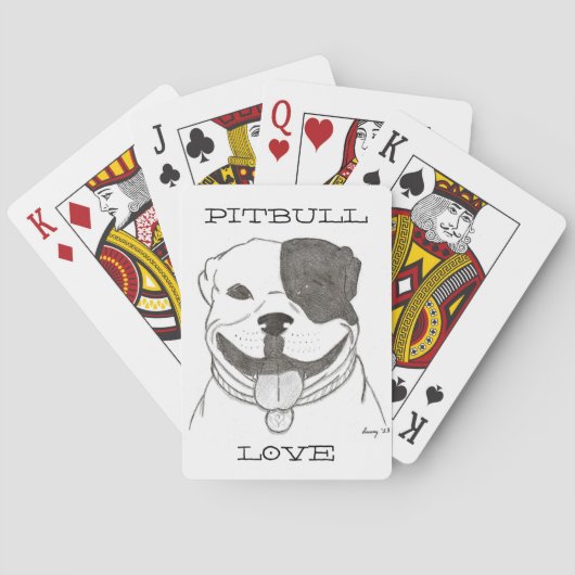 De Speelkaarten van de Liefde van Pitbull (Achterkant)