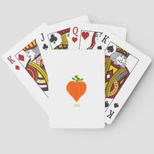 De Speelkaarten van het Hart van de pompoen