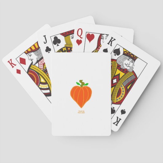 De Speelkaarten van het Hart van de pompoen (Achterkant)