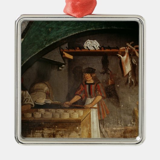 De speelmaker metalen ornament (Voorkant)