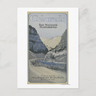 De speelplaats van de natie briefkaart