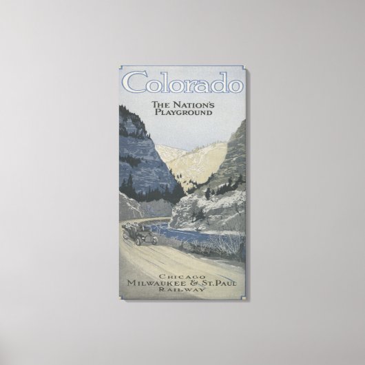 De speelplaats van de natie canvas afdruk (Voorkant)