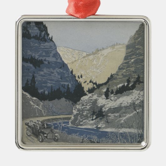 De speelplaats van de natie metalen ornament (Voorkant)