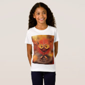 De speelse dans van de liefde van de herfst t-shirt (Voorkant volledig)