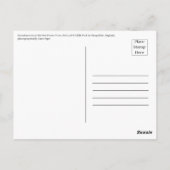 De speelse geest van de Euraziatische otter Briefkaart (Achterkant)