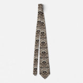 De speelse hondenliefhebber | Daschund hondenpapa Stropdas (Achterkant)