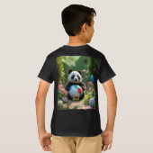 De speelse panda en de bal t-shirt (Achterkant volledig)