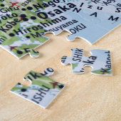 De speld van de kaart die in Tokio, Japan op kaart Legpuzzel (Zijkant)