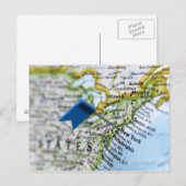 De speld van de kaart op kaart wordt geplaatst New (Voorkant / Achterkant)