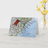 De speld van de kaart op Washington, D.C. op kaart (Gele Bloem)