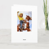 De Speld van de Ruiter van de veedrijfster omhoog Kaart (Achterkant)