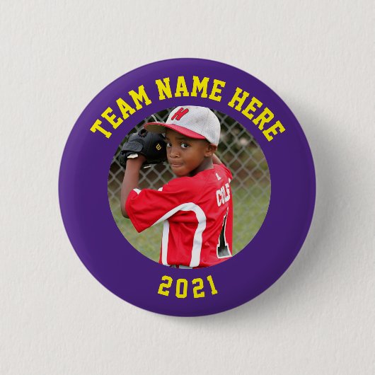 De speld van de Sportsport van de Foto van de doua Ronde Button 5,7 Cm (Voorkant)
