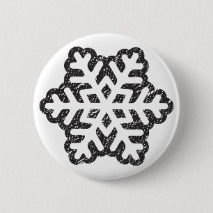 De Speld van Flakey Ronde Button 5,7 Cm