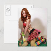 De Speld van Pasen omhoog Feestdagenkaart (Voorkant / Achterkant)