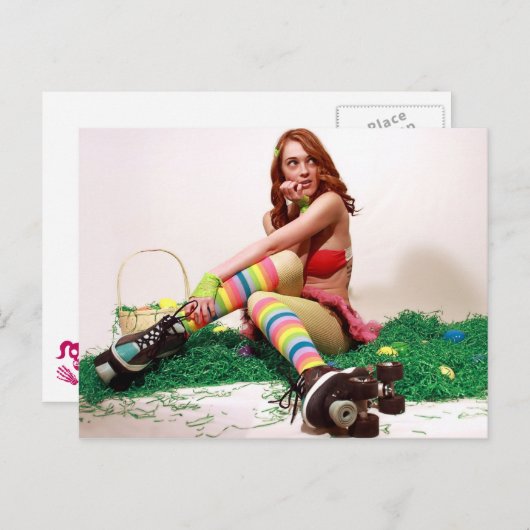 De Speld van Pasen omhoog Feestdagenkaart (Voorkant / Achterkant)