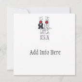 De Spelen Beginnen Meeple Huwelijk Kunst Aankondiging (Achterkant)