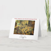 De "spelen van de Kinderen" van Pieter Bruegel's - Kaart (Achterkant)