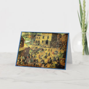 De "spelen van de Kinderen" van Pieter Bruegel's - Kaart