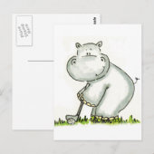 De spelenGolf van Hippo Briefkaart (Voorkant / Achterkant)