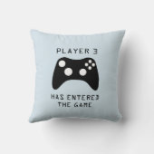 De Speler 3 van de jongens heeft het Videogame van Kussen (Achterkant)
