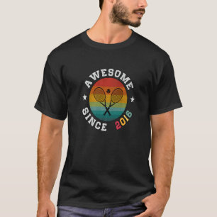 De Speler 6 van de Tennis van de verjaardag van de T-shirt